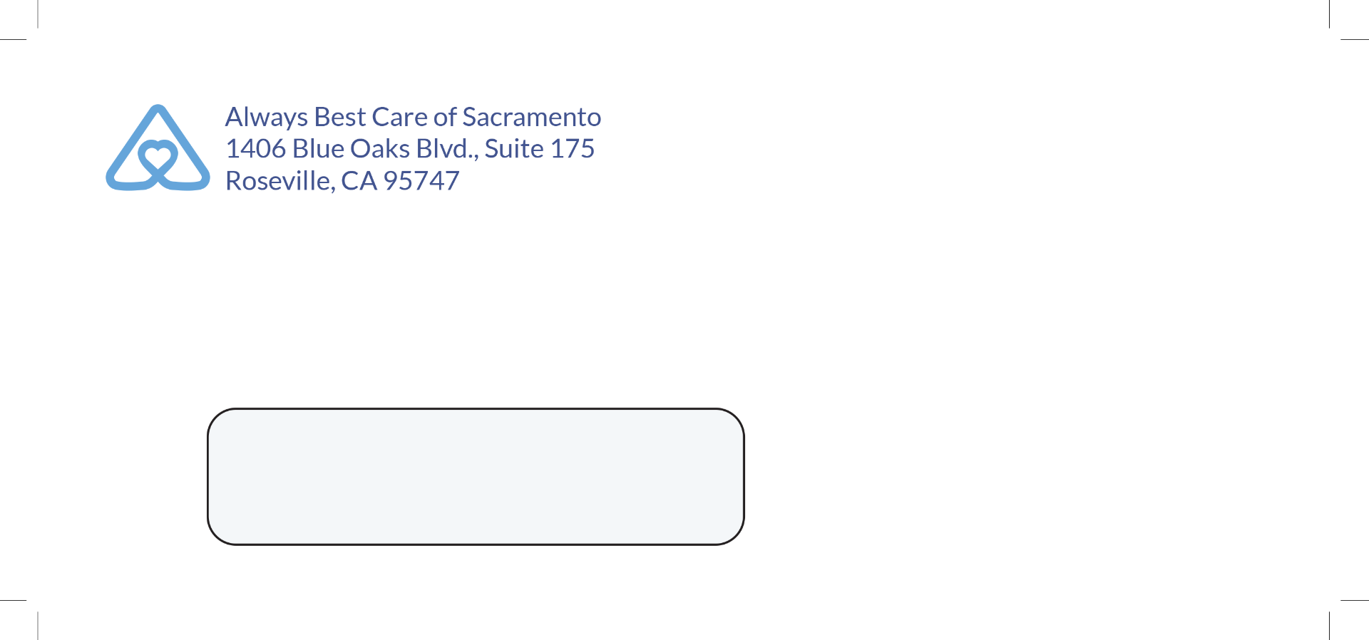 Window Envelope Size 10 Simple Logo 2 Color ABC Company Store